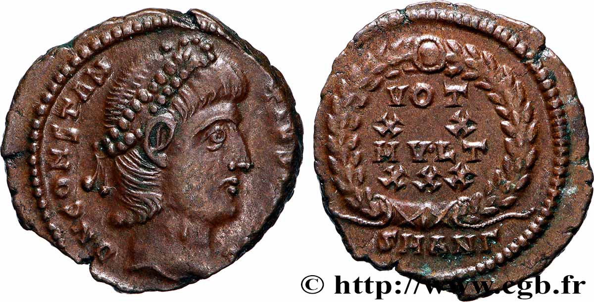 CONSTANTIUS II Centenionalis ou nummus VZ