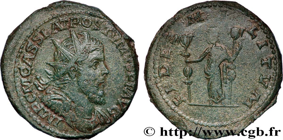 POSTUME Double sesterce TTB+/TTB