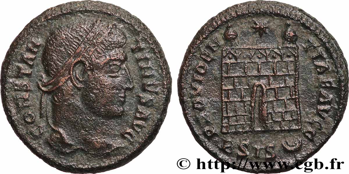 CONSTANTIN Ier LE GRAND Centenionalis ou nummus TTB/TTB+