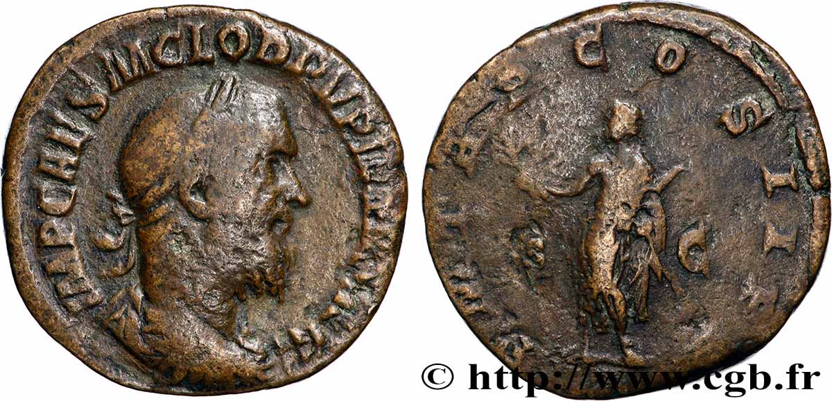 PUPIENO Sesterce BC+