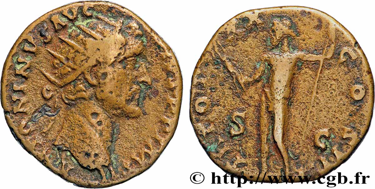 ANTONINUS PIUS Dupondius fSS