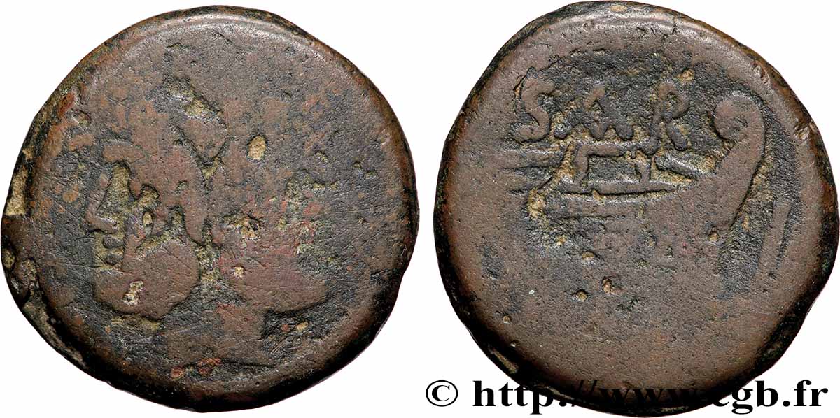 RÉPUBLIQUE ROMAINE - ANONYMES As TB