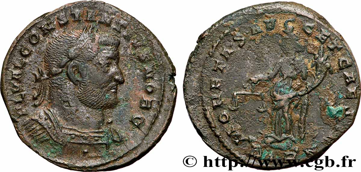 CONSTANCIO I CLORO Follis ou nummus BC+