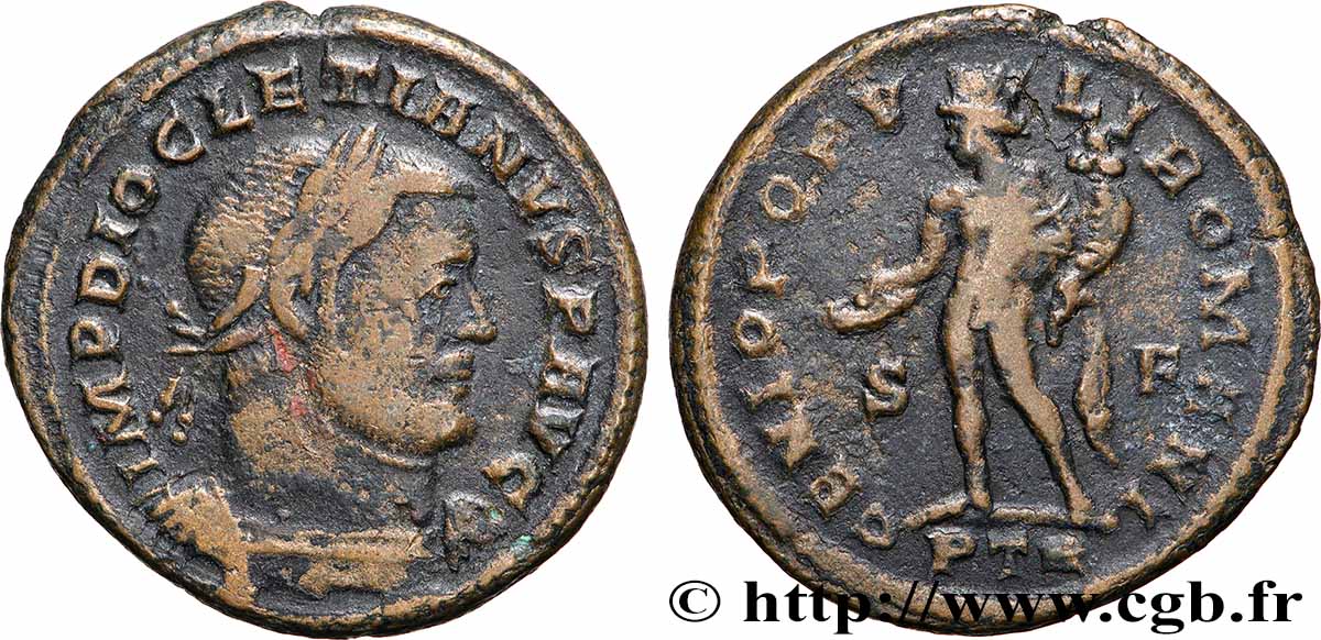 DIOCLETIAN Follis ou nummus XF