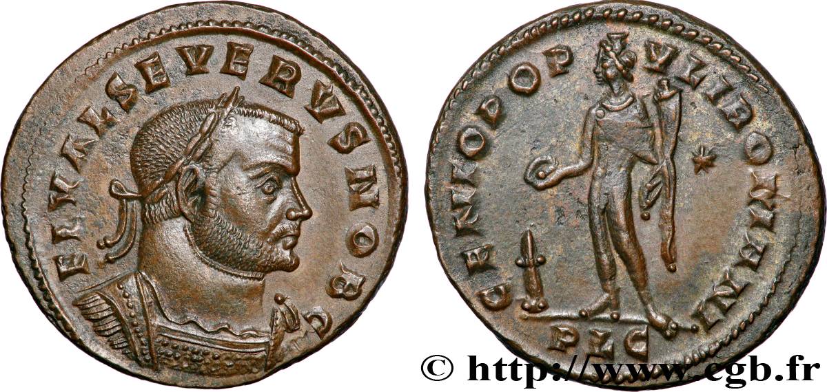 SEVERO II Follis ou nummus SPL/q.SPL