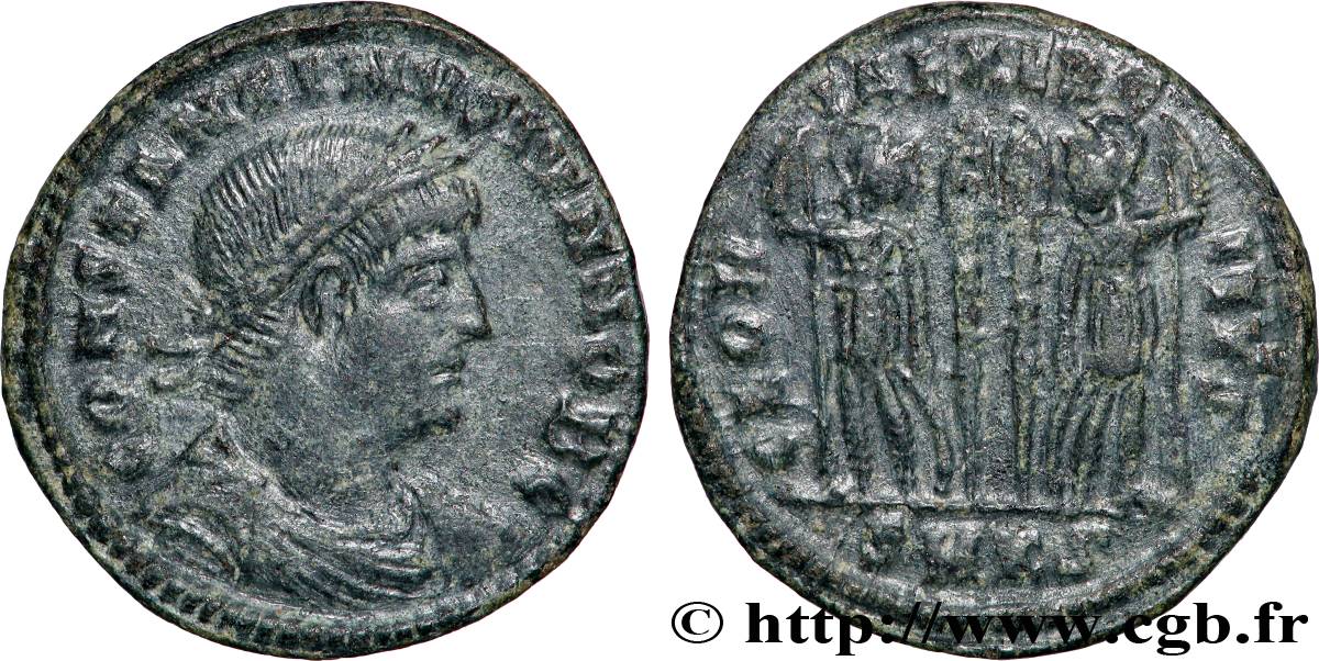 CONSTANTIN II Centenionalis ou nummus TTB+