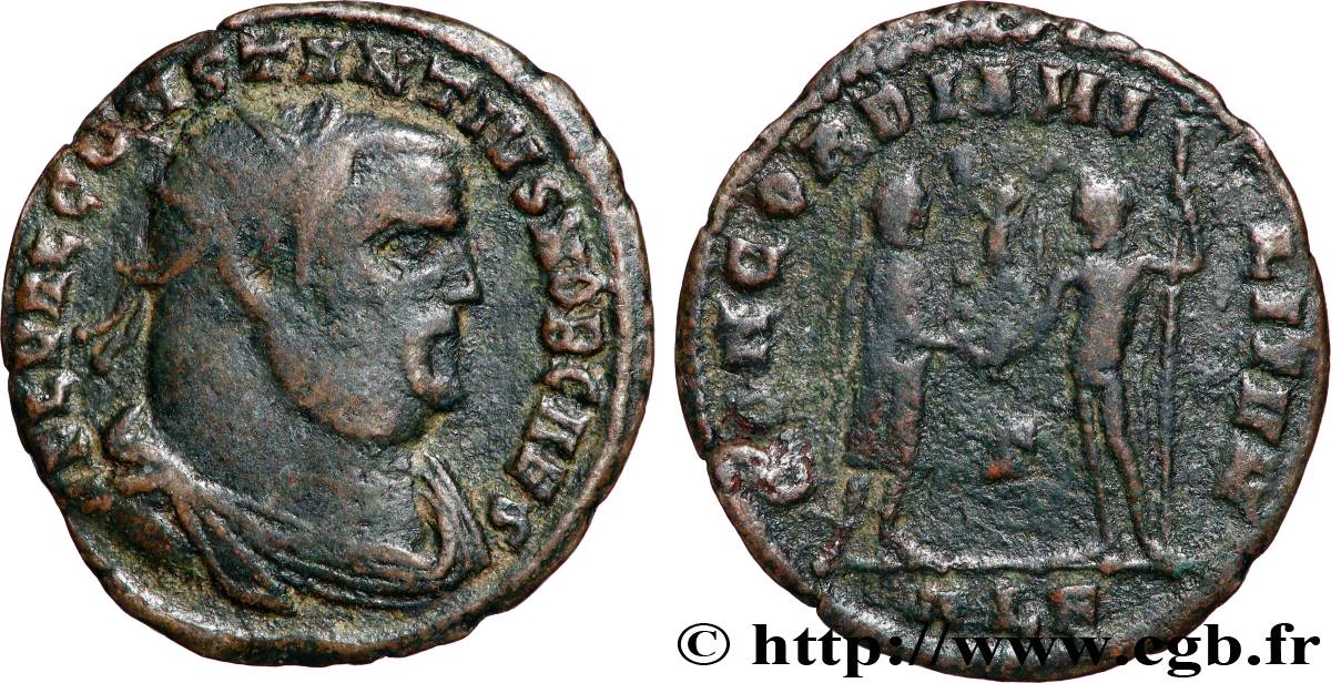 CONSTANCE Ier CHLORE Pseudo ou néo-aurelianus TTB/TB+