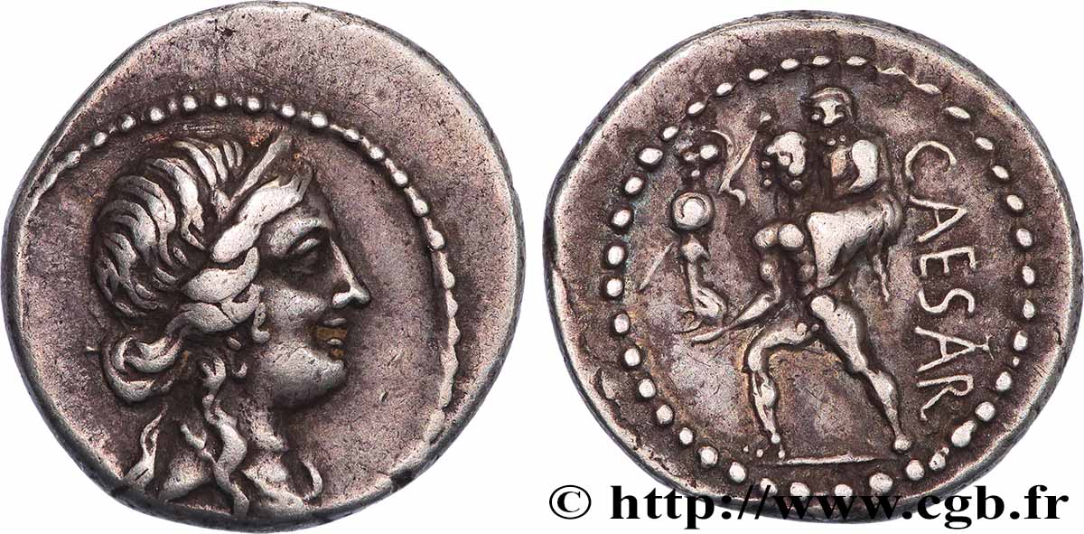 IULIUS CAESAR Denier fVZ