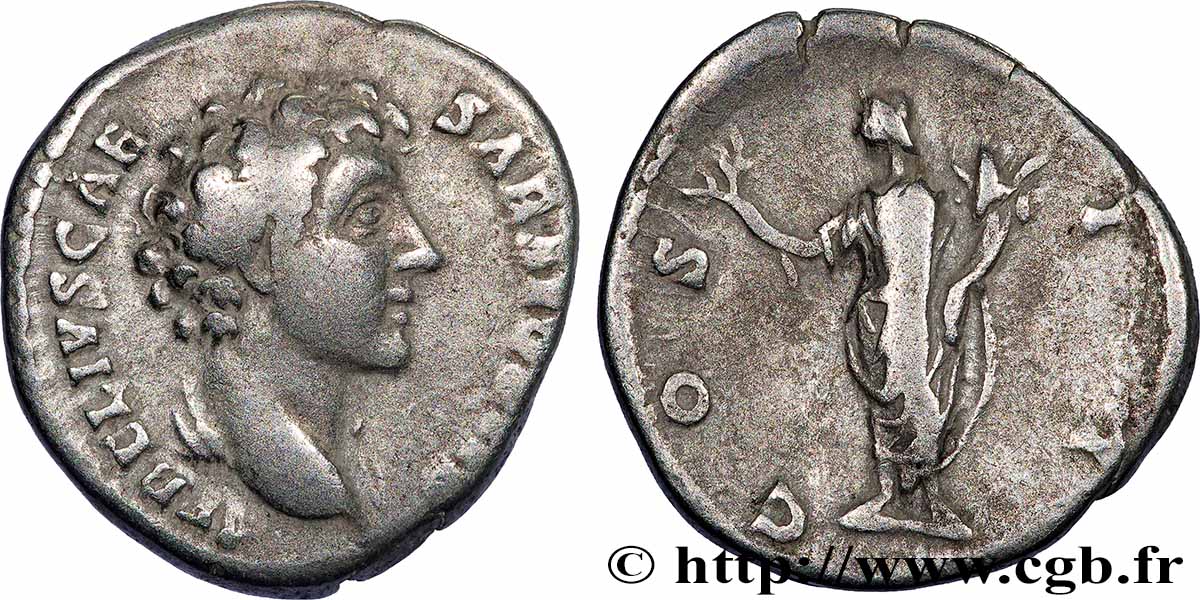 MARC AURÈLE Denier TTB