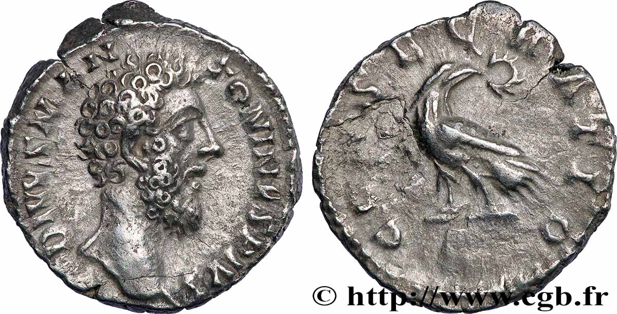 MARC AURÈLE Denier TTB+/TTB