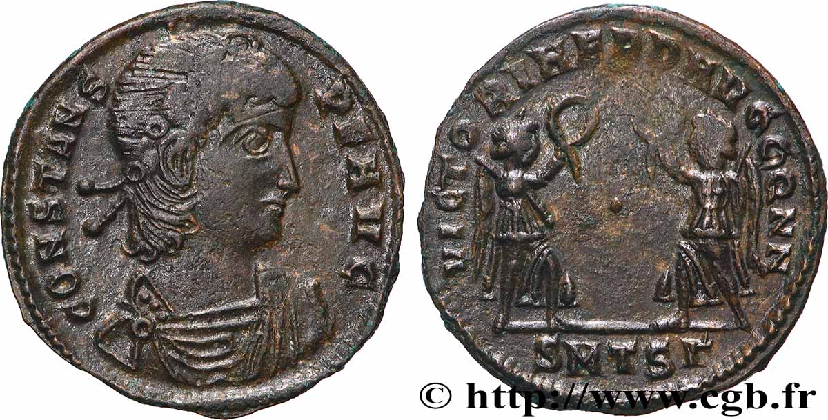 CONSTANS Centenionalis ou nummus TTB+
