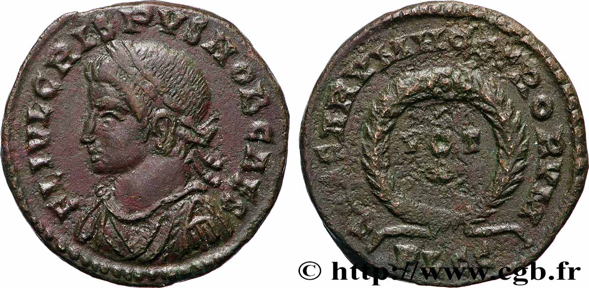 CRISPUS Centenionalis ou nummus TTB+