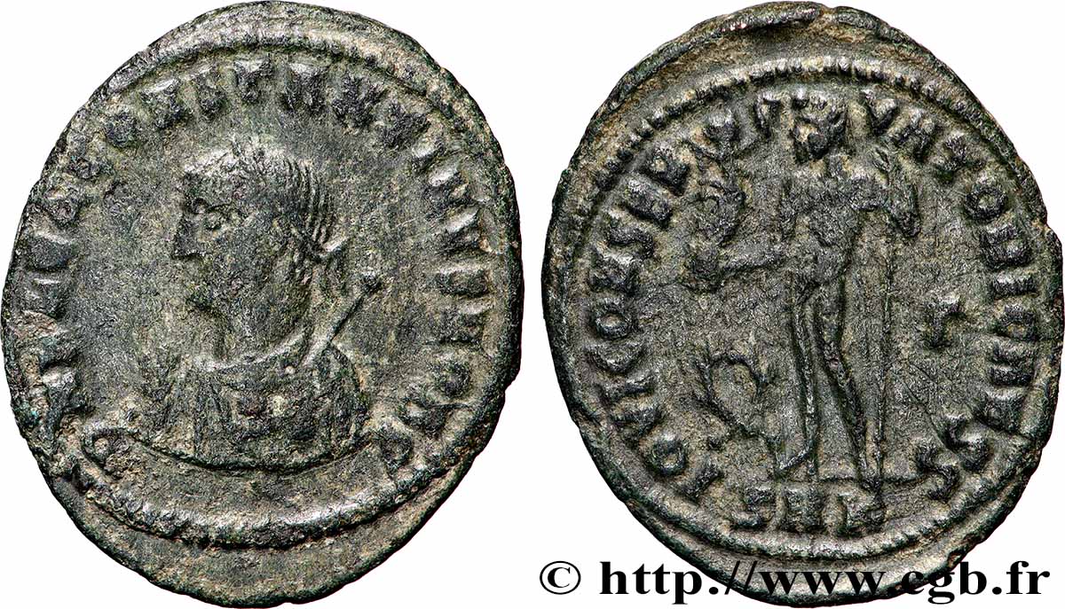 CONSTANTIN II Centenionalis ou nummus TTB