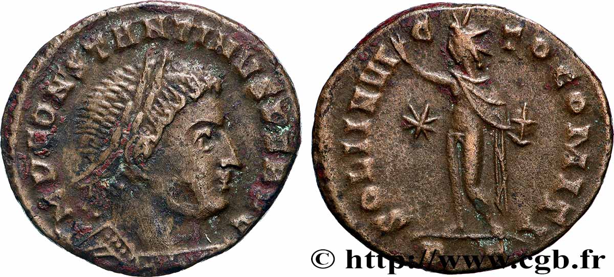 CONSTANTIN Ier LE GRAND Follis ou nummus TTB+