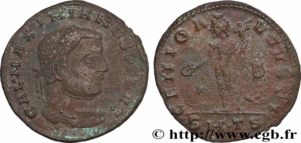 GALÈRE Follis ou nummus TTB