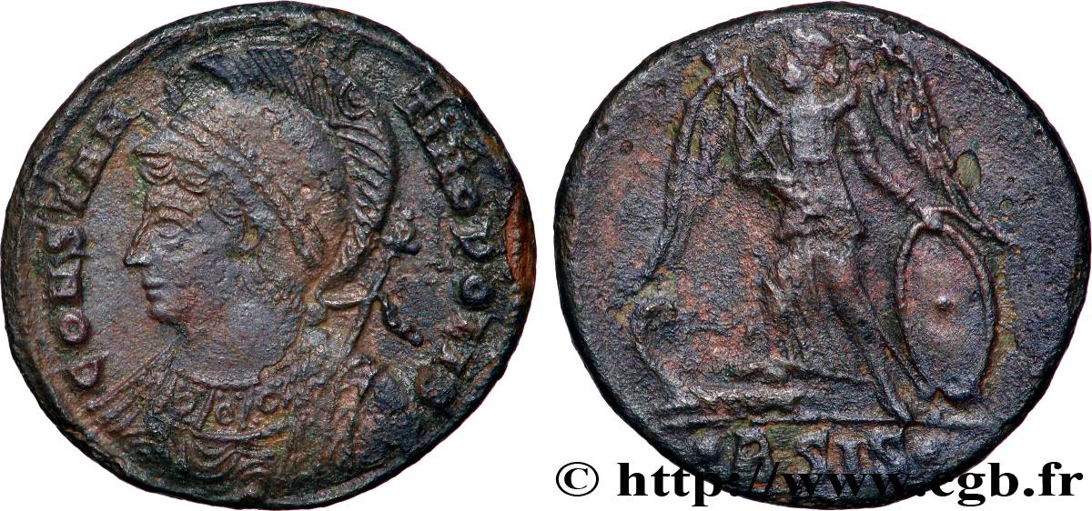 CONSTANTINOPLE Centenionalis ou nummus TTB+/TTB