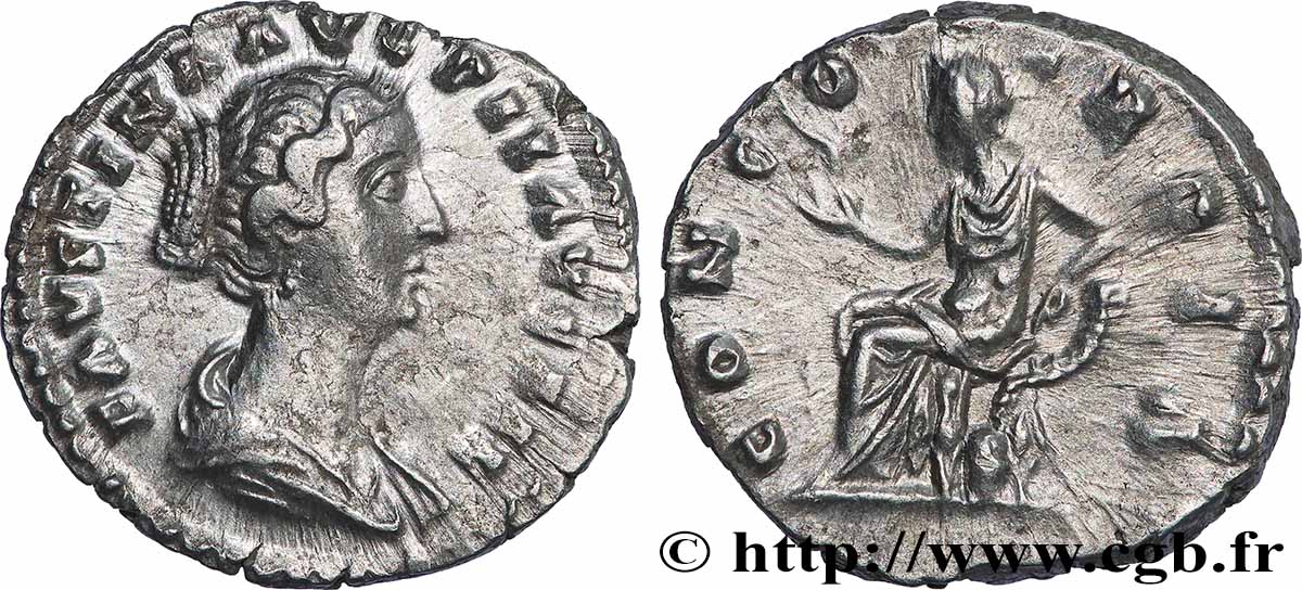 FAUSTINA MINOR Denier fVZ