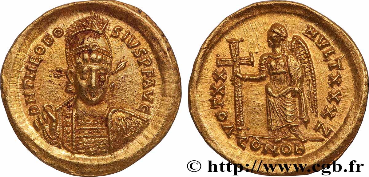 THÉODOSE II Solidus FDC