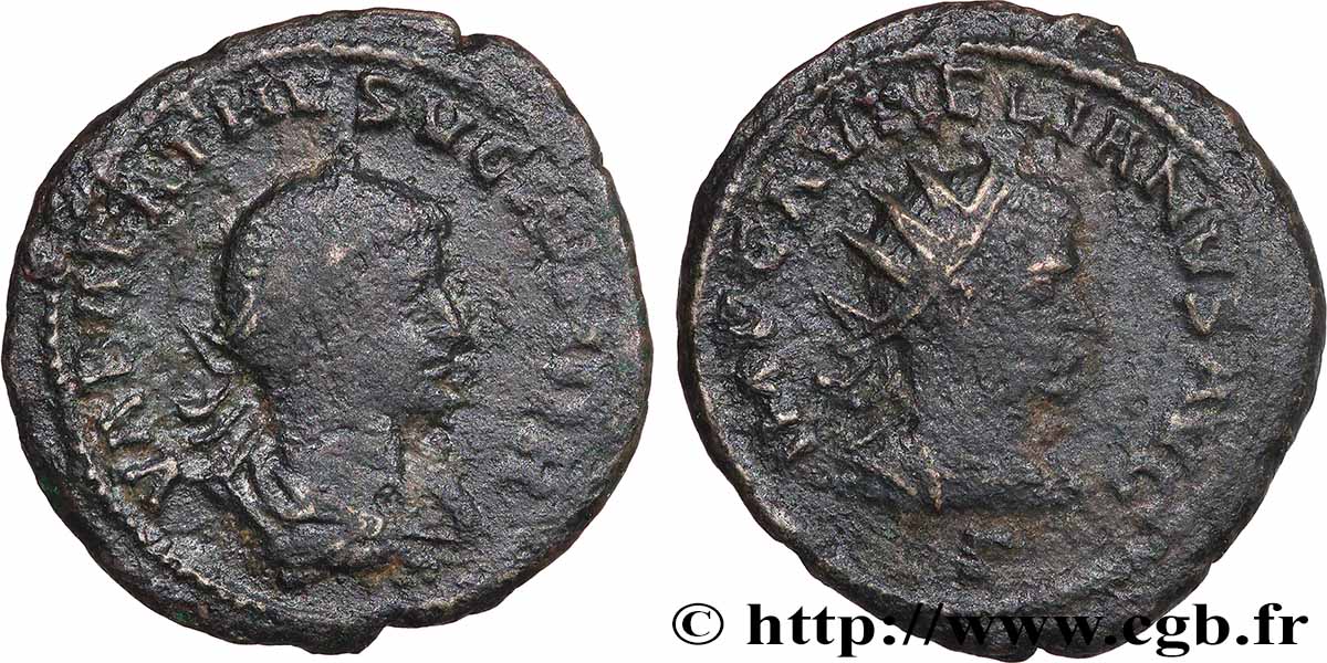 AURELIANUS und VABALATHUS Antoninien SS