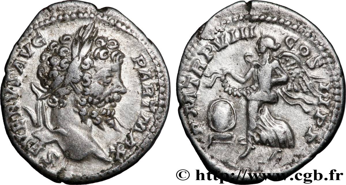 SEPTIME SÉVÈRE Denier TTB+