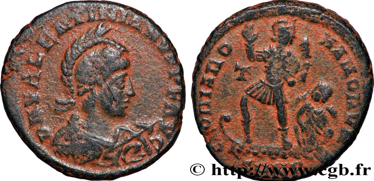 VALENTINIEN II Maiorina pecunia TTB+