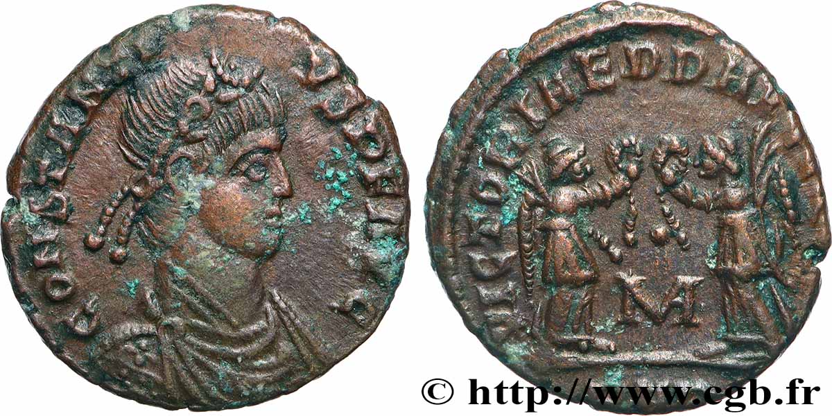 CONSTANCE II Centenionalis ou nummus SUP