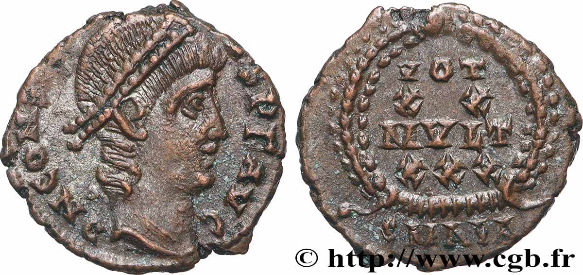 CONSTANS Centenionalis ou nummus TTB+