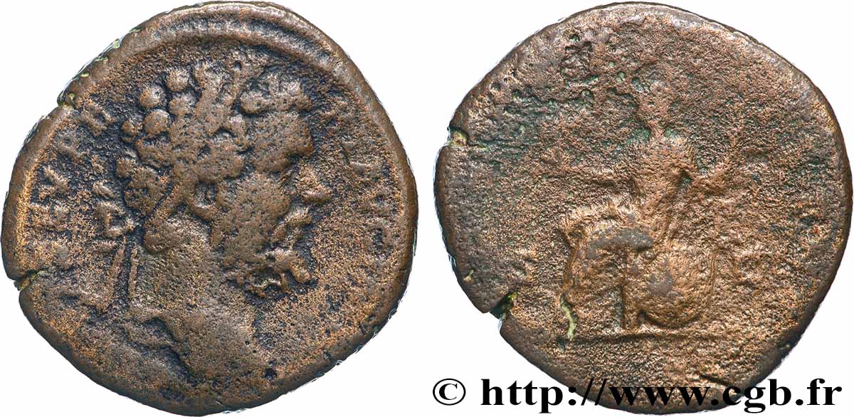 SEPTIME SÉVÈRE Sesterce TB+