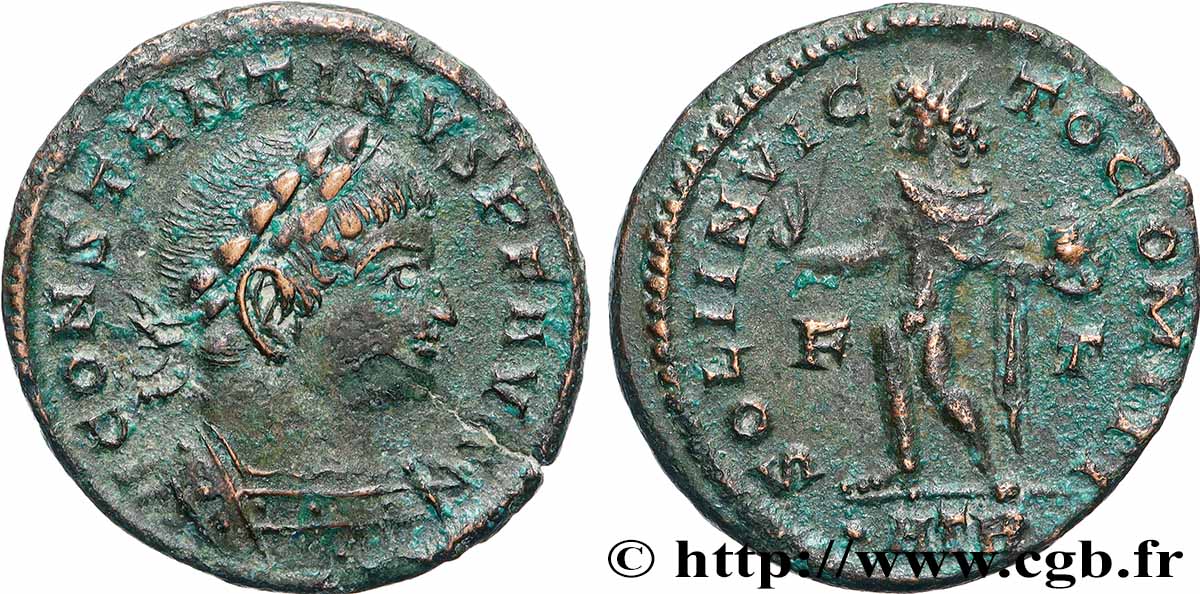 CONSTANTIN Ier LE GRAND Follis ou nummus TTB