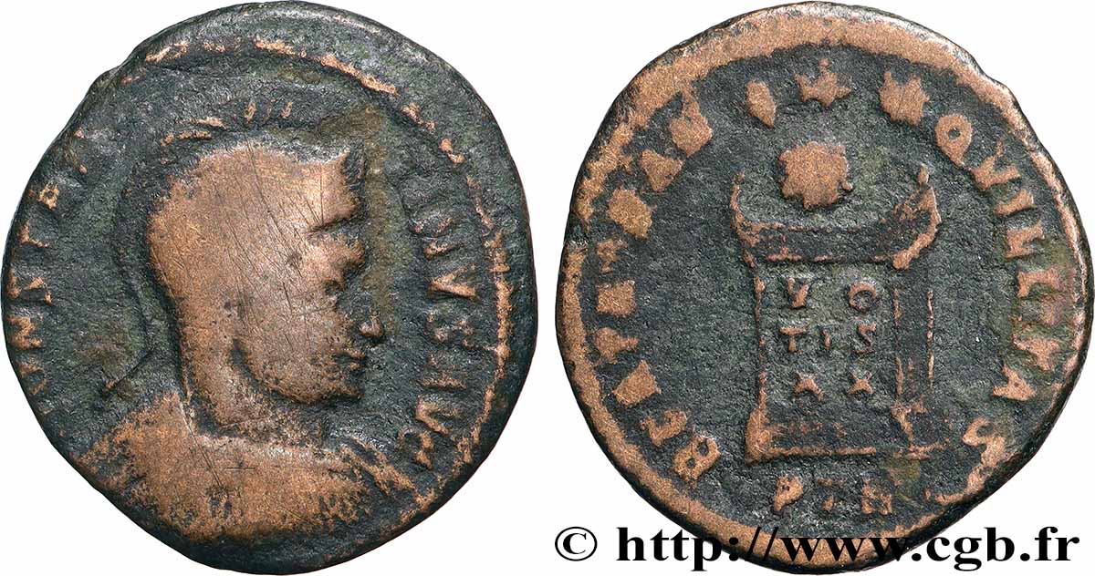 CONSTANTIN Ier LE GRAND Centenionalis ou nummus TB+/TTB