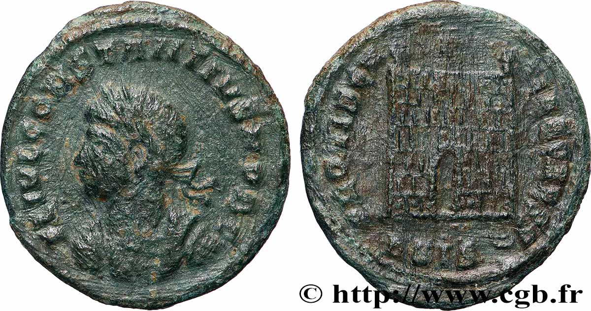 CONSTANCE II Centenionalis ou nummus TTB