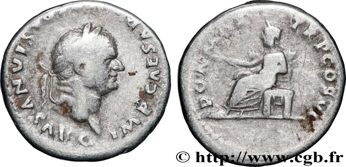 VESPASIEN Denier TTB