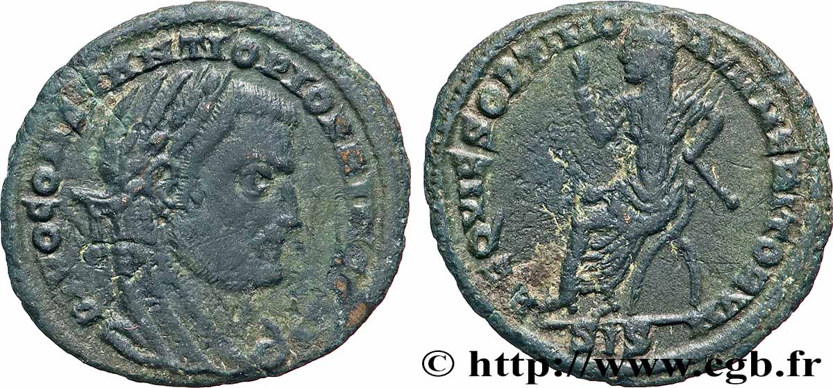 COSTANZO I Demi-follis ou demi-nummus BB