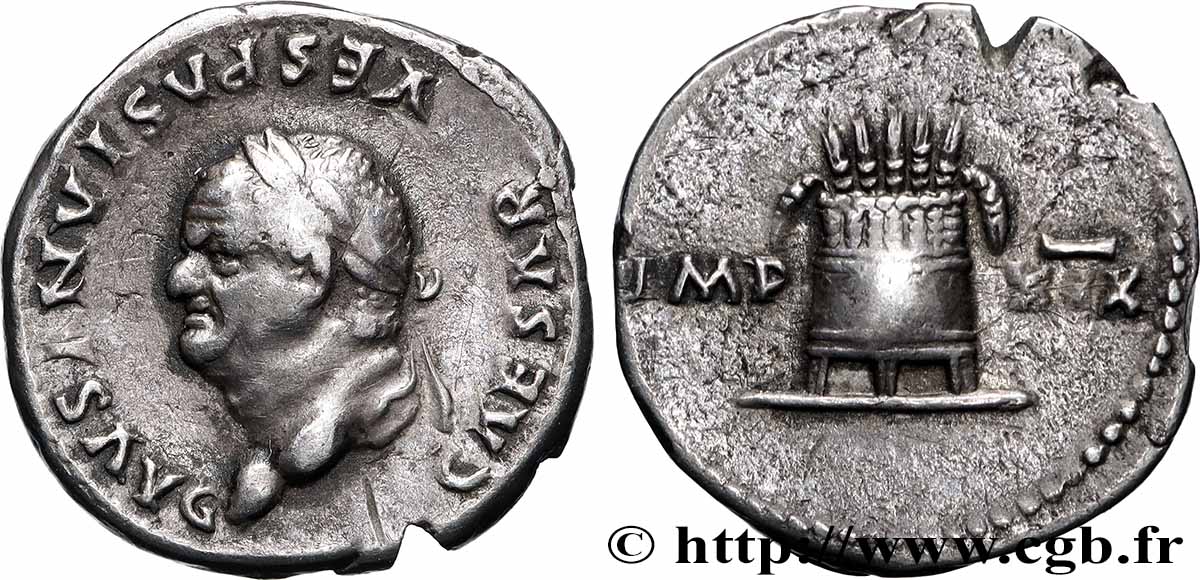 VESPASIEN Denier TTB+