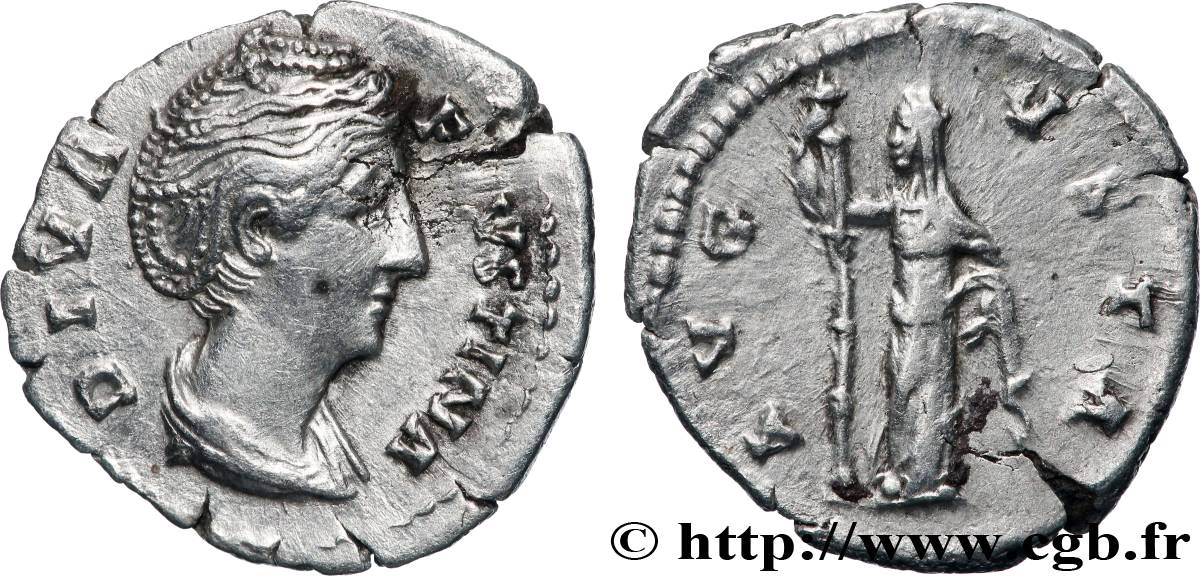 FAUSTINE MÈRE Denier TTB+