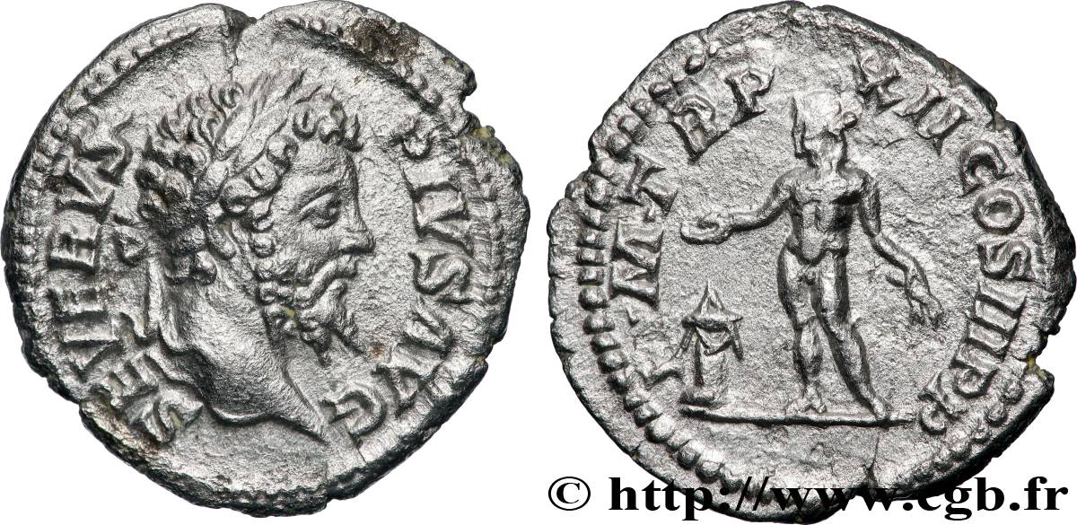 SEPTIME SÉVÈRE Denier TTB+