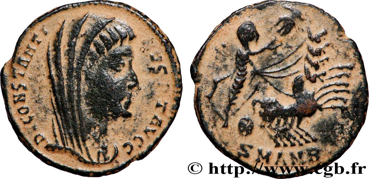 CONSTANTIN Ier LE GRAND Centenionalis ou nummus TTB