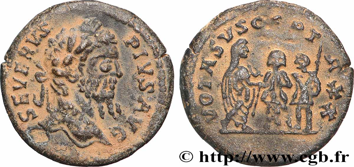 SEPTIME SÉVÈRE Denier TTB