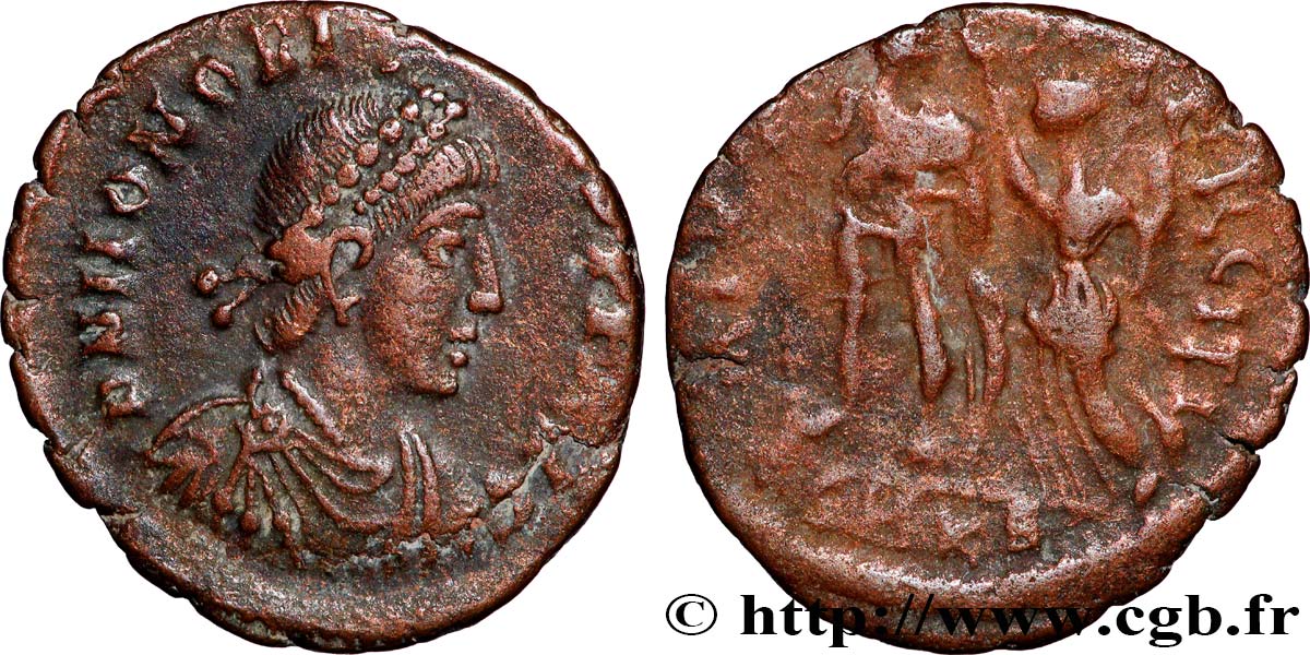 HONORIUS Nummus TTB/TB+