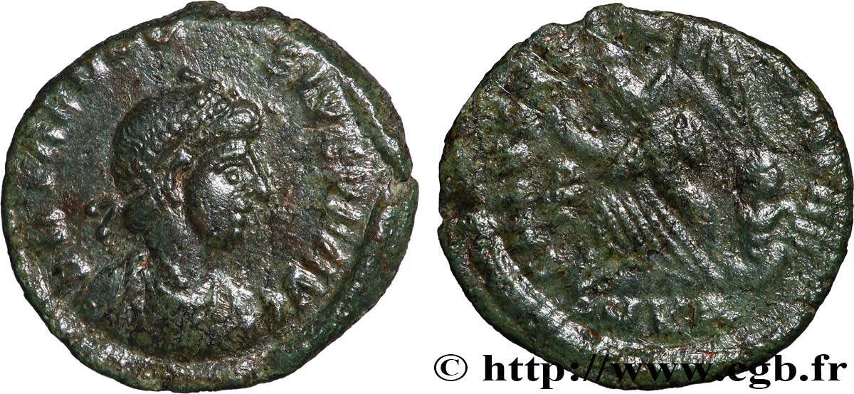 THÉODOSE Ier Nummus TTB+/TTB