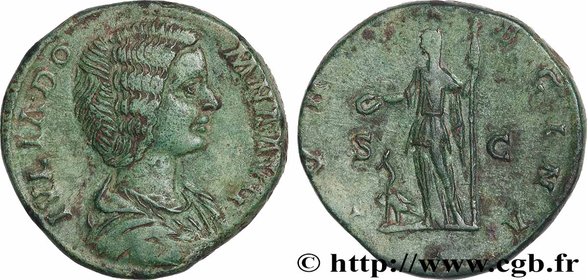 JULIA DOMNA Sesterce TTB+