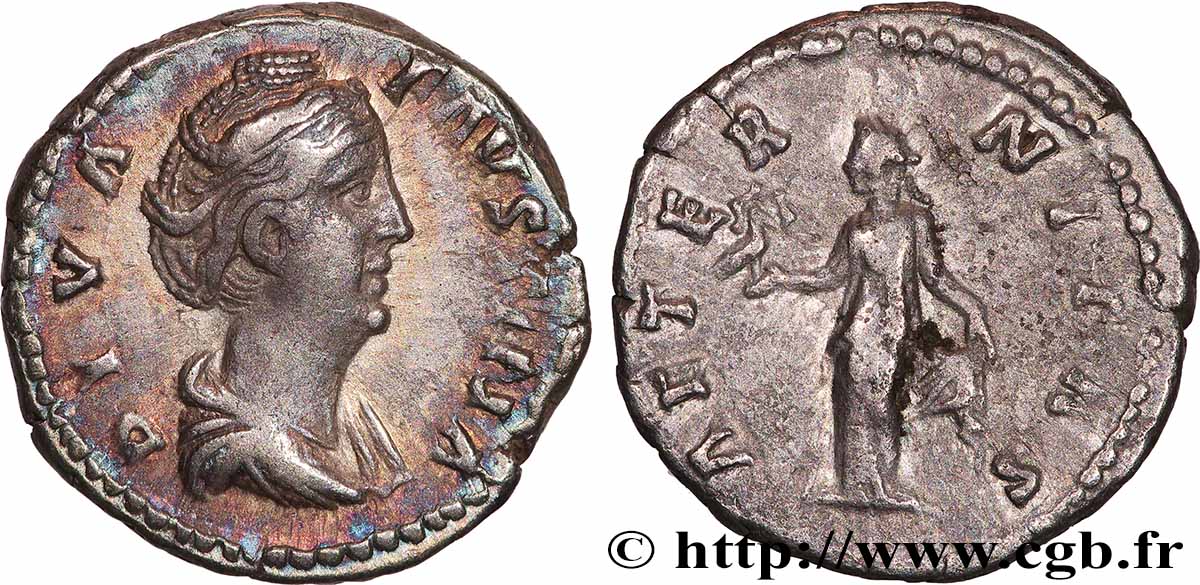 FAUSTINE MÈRE Denier TTB+/TTB