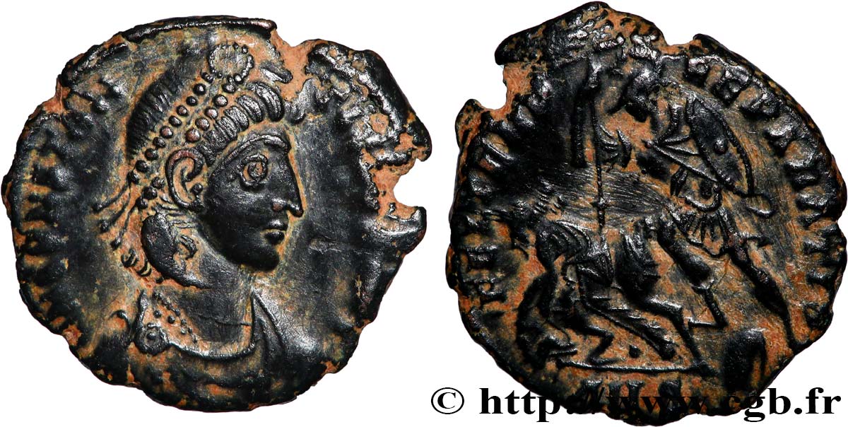 CONSTANTIUS II Maiorina réduite AU