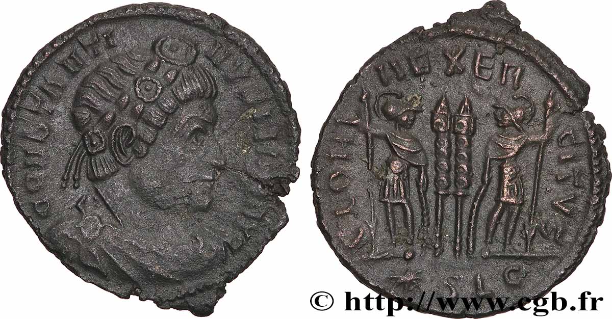 CONSTANTIN Ier LE GRAND Centenionalis ou nummus TTB+