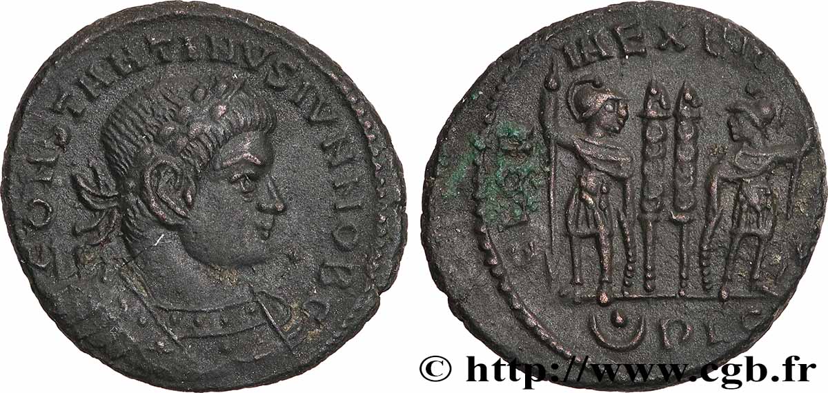 CONSTANTIN II Centenionalis ou nummus TTB+