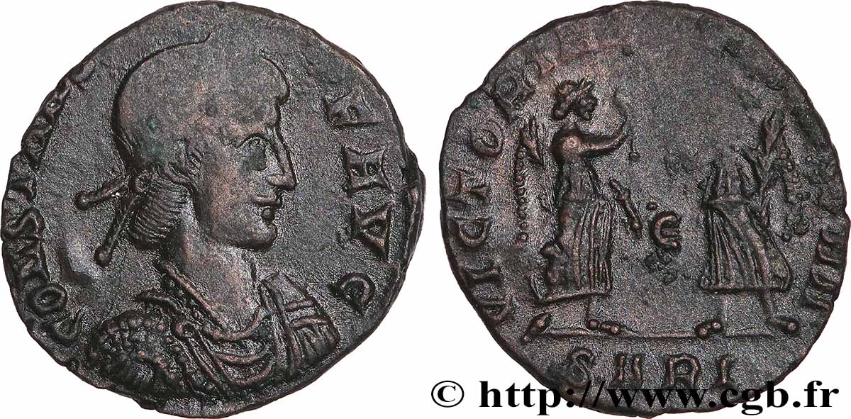 CONSTANS Centenionalis ou nummus TTB+