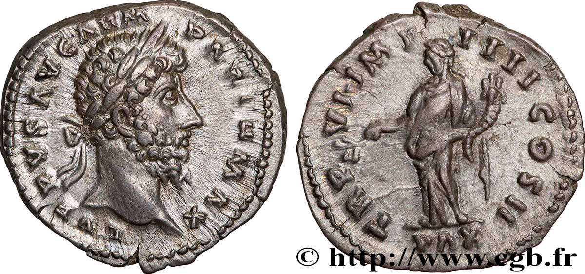 LUCIUS VÉRUS Denier SUP