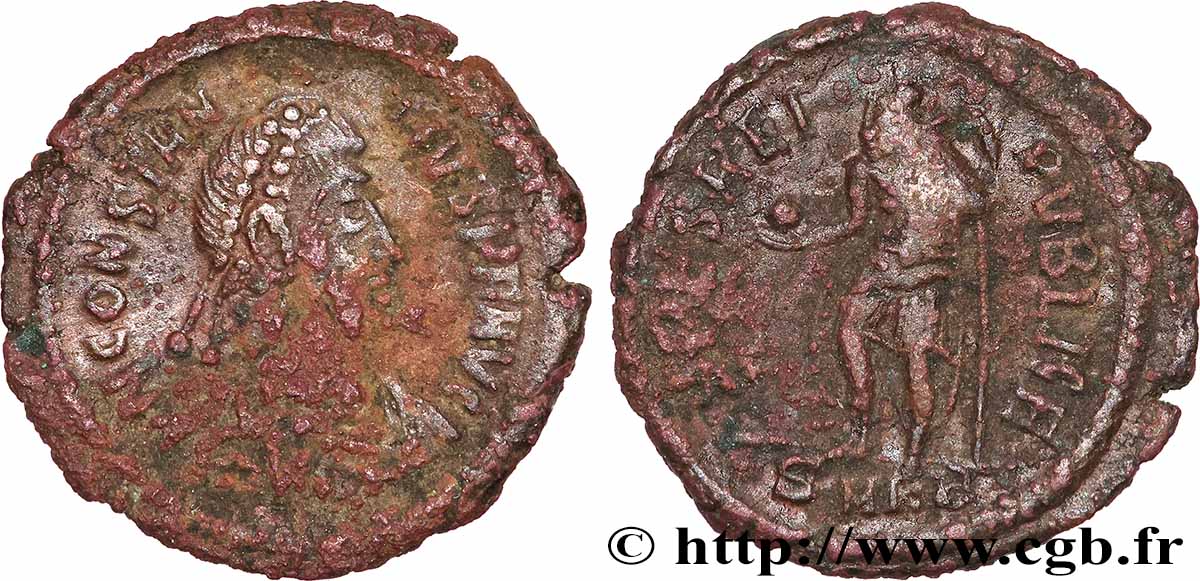 CONSTANTIUS II Maiorina réduite XF