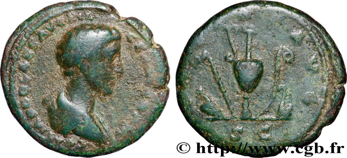 COMMODO Moyen bronze, dupondius ou as q.BB