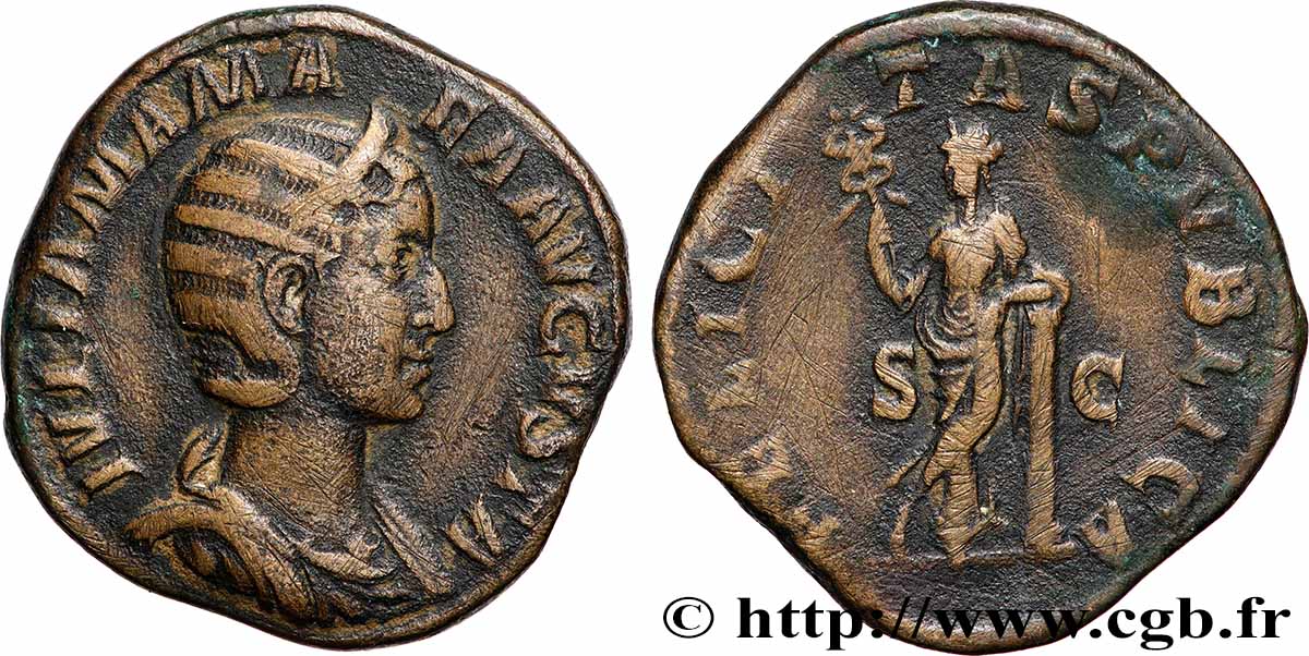 JULIA MAMÉE Sesterce TTB